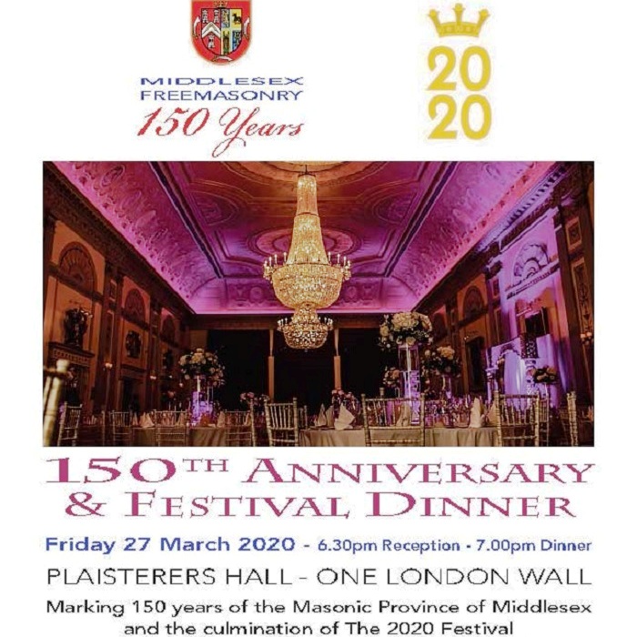 2020 Festival | Provincial Grand Lodge of Middlesex